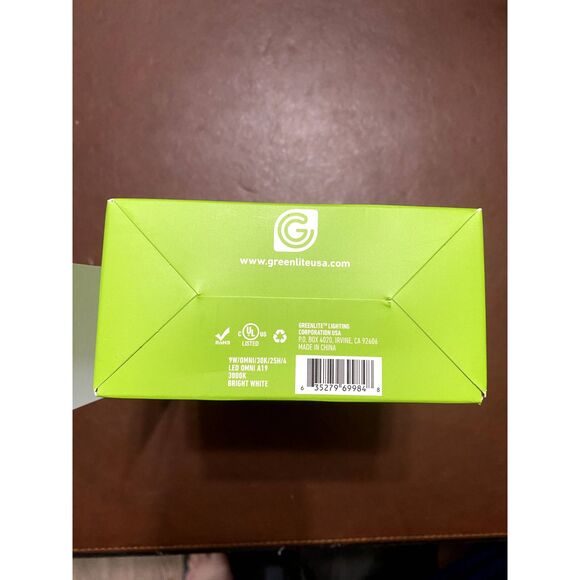 Greenlite 60W Equivalent LED A19 Light Bulbs - 1 CASE of 24 Packs of 4 Bulbs - Picture 6 of 7